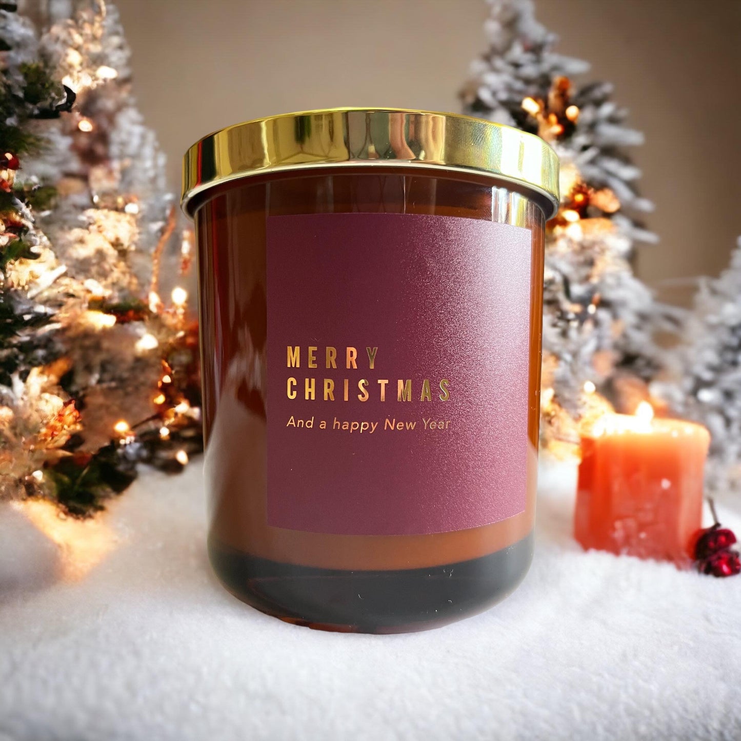 Candy Cane Christmas Soy Candle