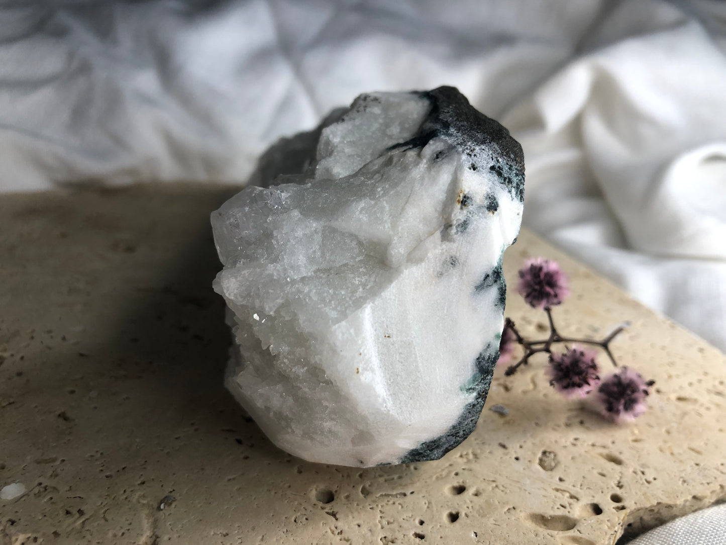 545gram Clear Quartz Crystal Cluster