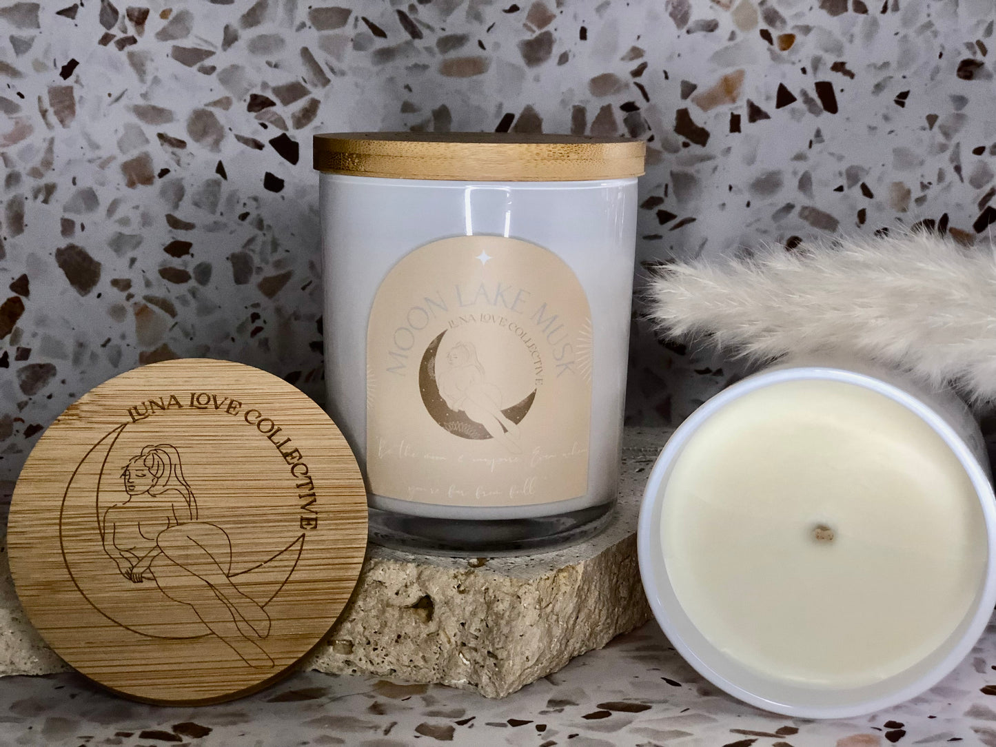 Moon Lake Musk Large Soy Candle