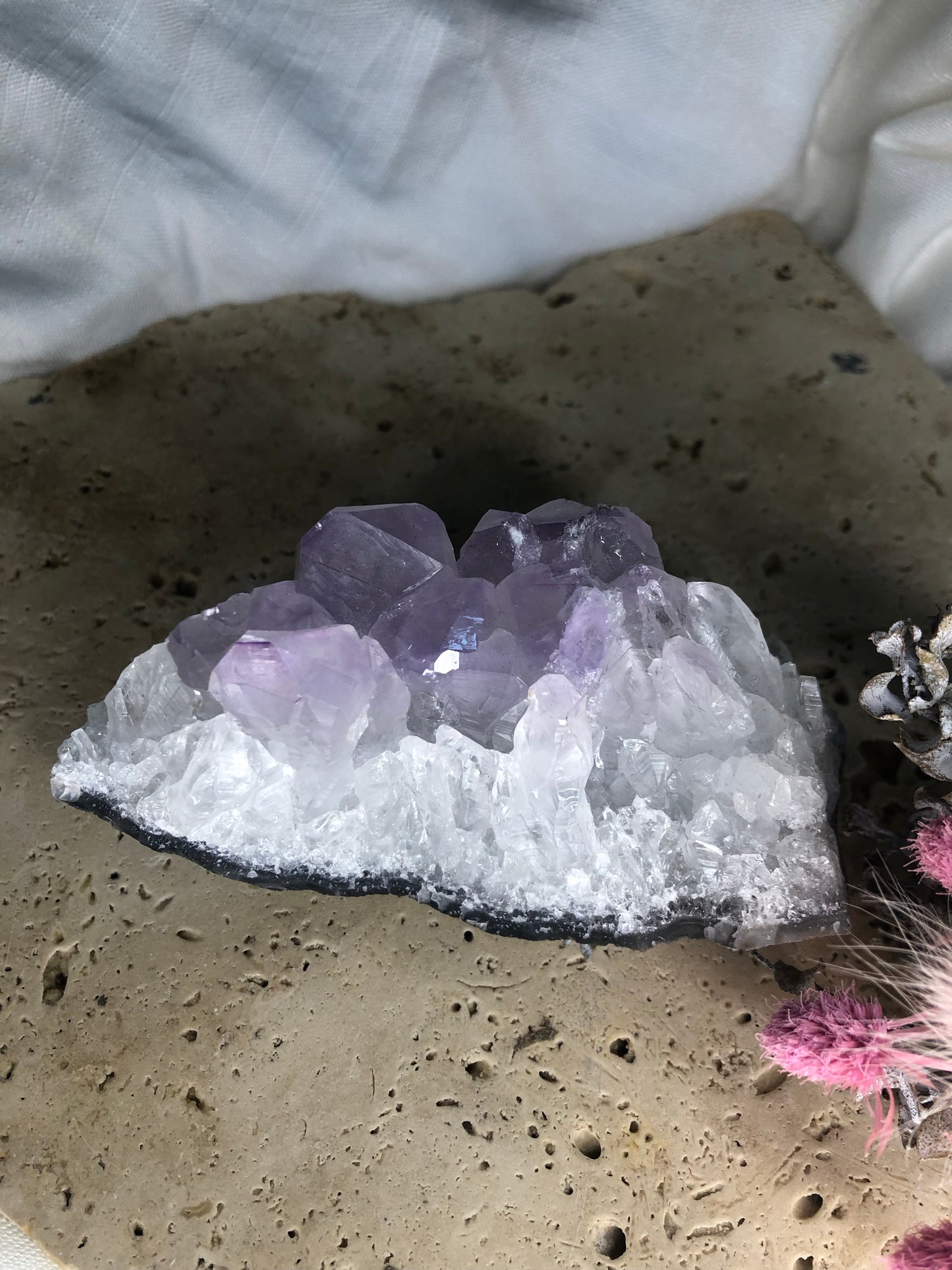 245gram Amethyst Crystal Cluster