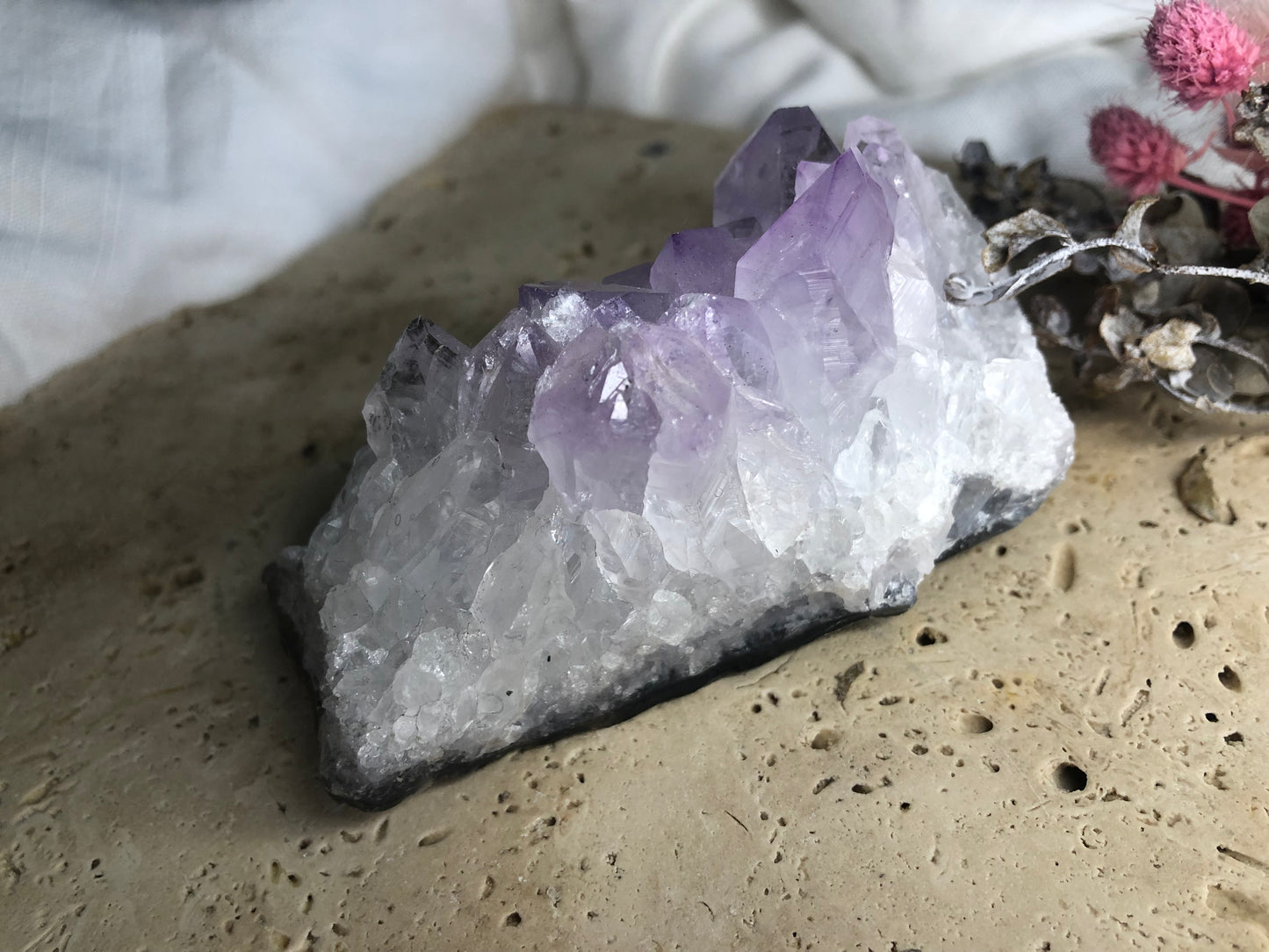 245gram Amethyst Crystal Cluster