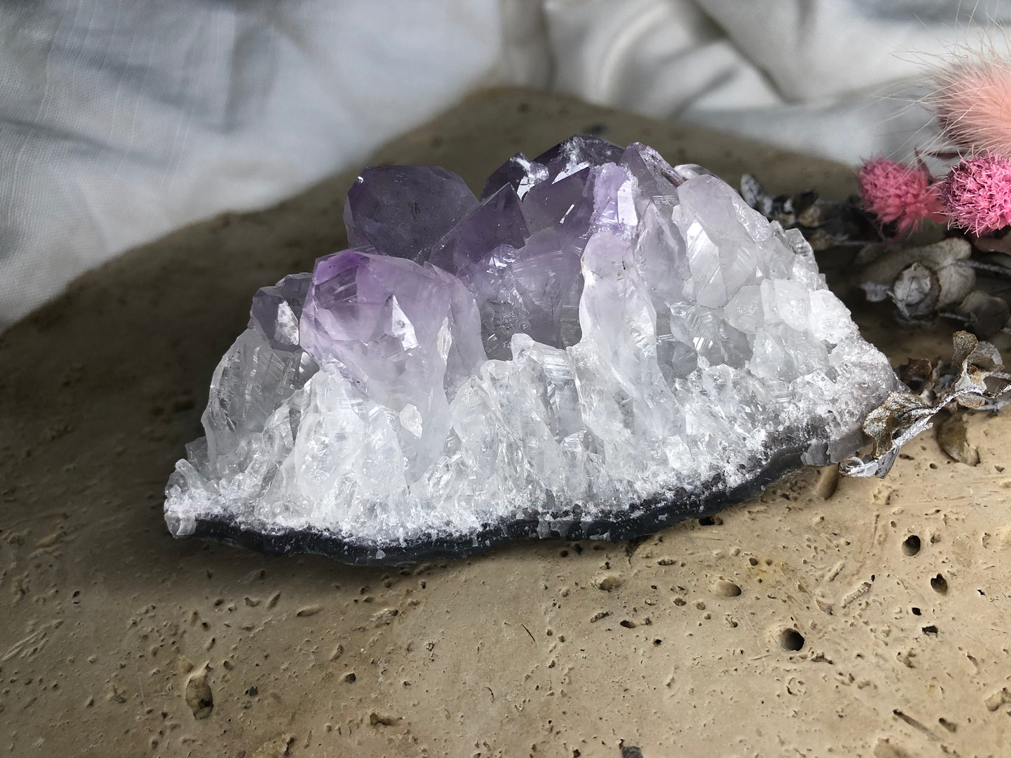 245gram Amethyst Crystal Cluster