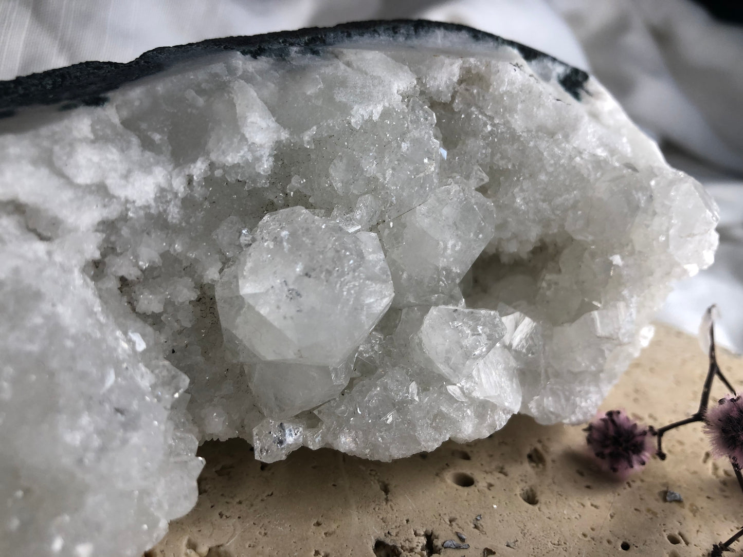 545gram Clear Quartz Crystal Cluster